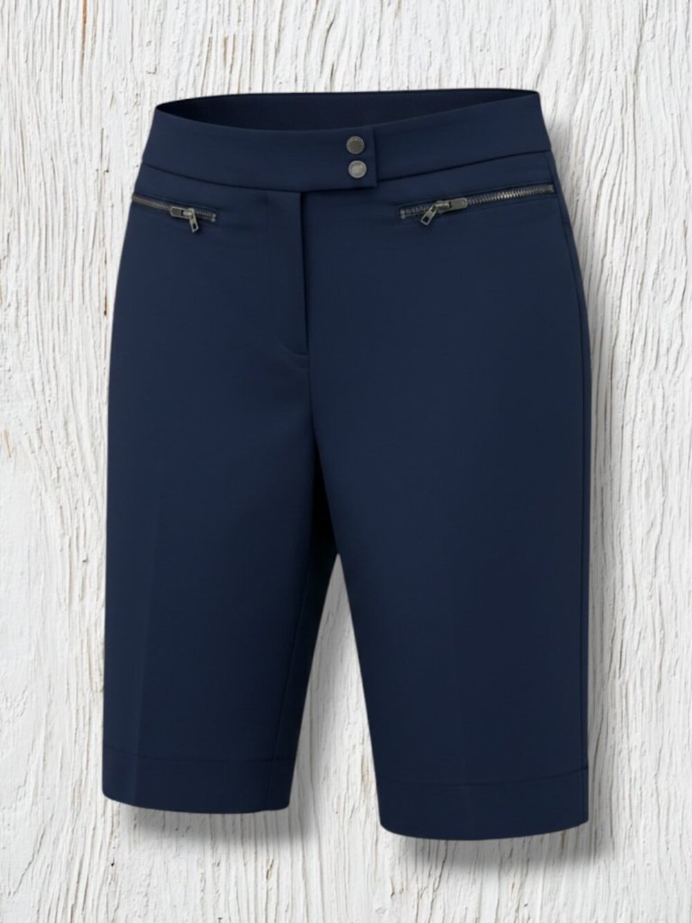 WHBM The 12-Inch Bermuda Short Navy Blue 2